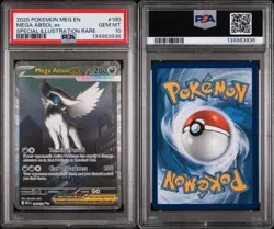 Pokemon TCG Mega Absol EX 180/132 Mega Evolution Sir 2025 PSA 10 Gem Mint - Image 3