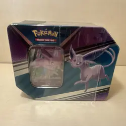 Pokemon TCG: Espeon V Heroes Tin Set Box 5 Booster Packs Inside 🔥 2022 New - Image 1