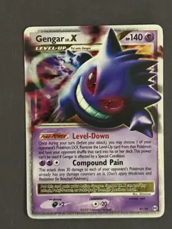 Pokemon TCG Gengar Lv.X 97/99 Arceus Holo - Image 1