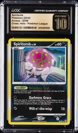 2010 POKEMON ARCEUS - CROSS. HOLO - POKEMON LEAGUE SPIRITOMB CGC 10 PERFECT - Image 1