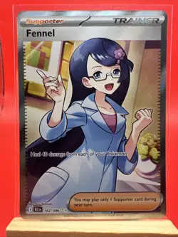 Fennel 162/086 Ultra Rare SV: Black Bolt Pokemon TCG NM - Image 1