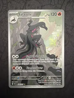 Pokemon Salazzle #224/217 English Ascended Heroes Illustration Rare - Image 1