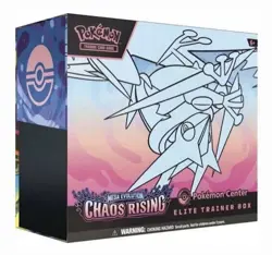 Presale Chaos Rising Pokemon Center ETB Elite Trainer Box Pokemon PRESALE - Image 1