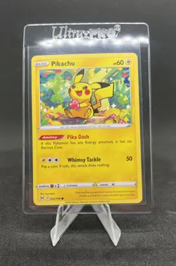 PIKACHU 052/196 Common Lost Origin Pokemon Near Mint - Image 1