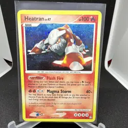 Pokemon TCG Heatran Legends Awakened 6/146 Basic Holo Rare 100 HP - Image 1
