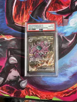 2025 Pokemon DRI EN Rocket’s Nidoking Ex Special Illustration Rare PSA 10 #233 - Image 1