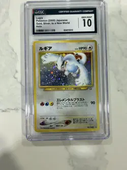 Pokemon Lugia Neo CGC 10 Japanese Holo 2000 - Image 1