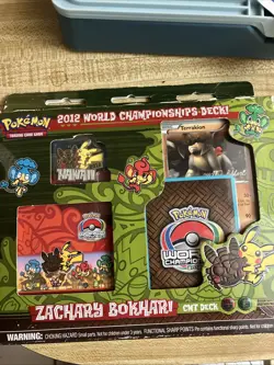 2012 CMT Deck World Championship Pokemon Zachary Bokhari OPENED - Image 2