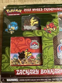 2012 CMT Deck World Championship Pokemon Zachary Bokhari OPENED - Image 3