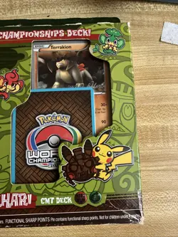 2012 CMT Deck World Championship Pokemon Zachary Bokhari OPENED - Image 4