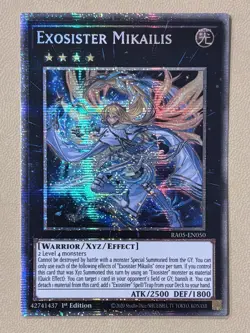 Exosister Mikailis RA05-EN050 Starlight Rare 1st Ed - Image 1
