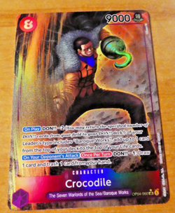 ONE PIECE CARD GAME CARTE ENGLISH CROCODILE OP04-060 ALT EN JCC MINT - Image 1