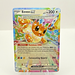 Pokemon TCG Eevee EX Prismatic Evolutions Double Rare Holo Card 075/131 SV - Image 1
