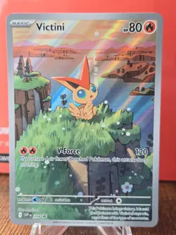 Pokemon TCG - Victini 208 Sv: Scarlet & Violet Promo Cards Holo Near Mint - Image 1