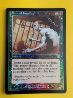 Hint of Insanity. Sorcery MTG Card. Odyssey.Old Border FOIL. - Image 1