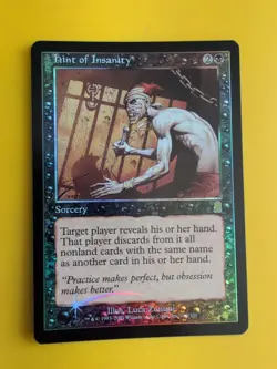 Hint of Insanity. Sorcery MTG Card. Odyssey.Old Border FOIL. - Image 2