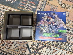 mtg team up tmnt storage box teenage mutant ninja turtles + boss cards, tokens - Image 2