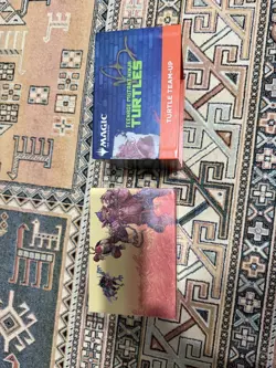 mtg team up tmnt storage box teenage mutant ninja turtles + boss cards, tokens - Image 3