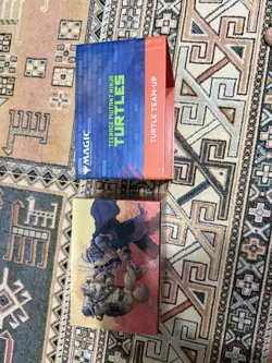 mtg team up tmnt storage box teenage mutant ninja turtles + boss cards, tokens - Image 4