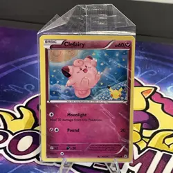 Pokemon Clefairy 50/83 - Sealed - Generations - 20th Anniversary - Pikachu Stamp - Image 1
