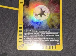 Crystal Energy Reverse Holo Uncommon Special Energy Card Aquapolis 146/147 MP - Image 4