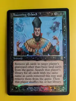 Haunting Echoes. Sorcery MTG Card. Odyssey.Old Border FOIL. - Image 1