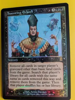 Haunting Echoes. Sorcery MTG Card. Odyssey.Old Border FOIL. - Image 3