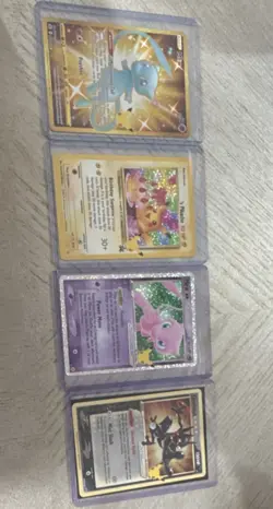 Pokemon TCG Celebrations 4 Card Lot Mew Mew ex Greninja Birthday Pikachu Holo - Image 1