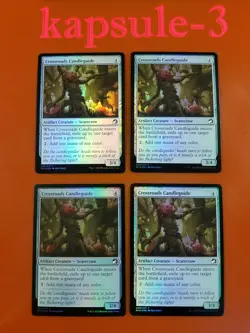4x Crossroads Candleguide | FOIL | Innistrad Midnight Hunt | MTG Magic Cards - Image 1