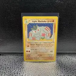 Light Machoke 49/105 Neo Destiny - Uncommon Pokemon Card - HP - Image 1