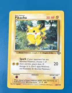Pikachu 60/64 – Jungle Set (1999) – 50 HP Common – English – Pokemon Card - Image 1