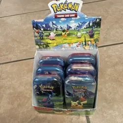 Pokemon Trading Card Game Mini Tins Set of 6 Pikachu Clefairy Zorua - Image 1