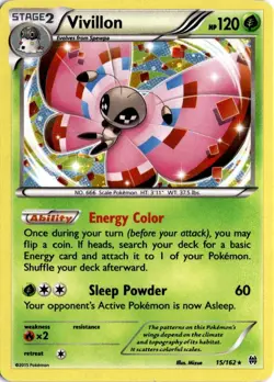 Vivillon - (Cosmos Holo) Holo Promo Miscellaneous Cards & Products 015/162 LP - Image 1