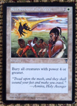 Retribution of the Meek | Visions | LP | Rare White Sorcery - Image 1