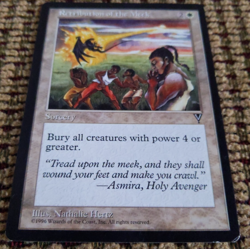 Retribution of the Meek | Visions | LP | Rare White Sorcery - Image 3