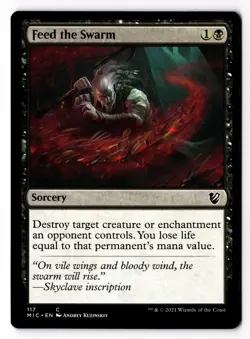 Feed the Swarm 117 Commander: Innistrad: Midnight Hunt Normal NM - Image 1