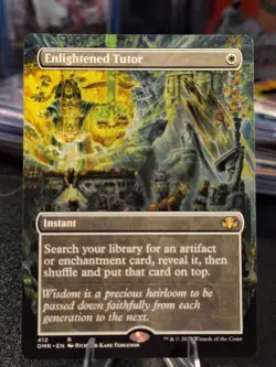 Enlightened Tutor Borderless Dominaria Remastered Rare Regular - Image 1