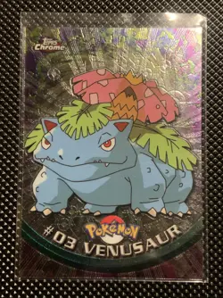 Pokemon 2000 Topps Chrome - Venusaur #3 CLEAN - Image 1