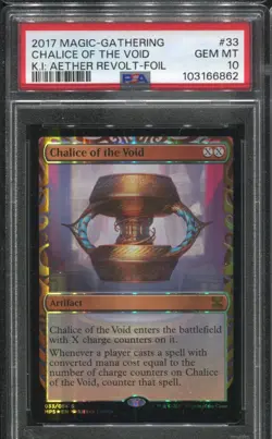 Chalice of the Void Kaladesh Inventions Masterpiece Mint MTG PSA 10 Magic Aether - Image 1
