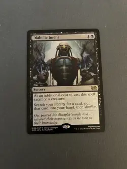 Magic: The Gathering Diabolic Intent The Brothers' War Sorcery Rare EN 089/287 - Image 1