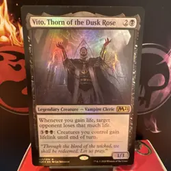 Magic: The Gathering Vito, Thorn of the Dusk Rose 127 Foil M21 Rare - Image 1