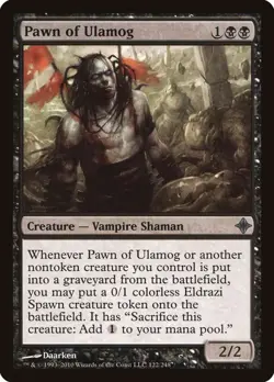 Pawn of Ulamog Set: Rise of the Eldrazi Finish: Non-Foil Rarity: Uncommon - Image 1