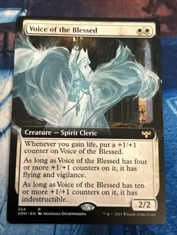 Voice of the Blessed (Extended Art) Innistrad: Crimson Vow Regular NM-M Unplayed - Image 1
