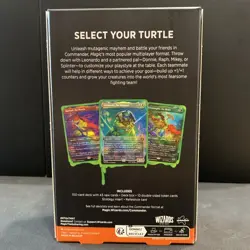 Magic the Gathering Teenage Mutant Ninja Turtles Commander Deck ENG Sealed NEW - Image 2