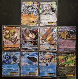 Pokemon EX GX V Full Art Holo Lot of 10 - Image 1
