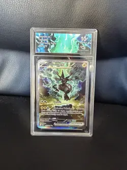 Zekrom EX 166/086 ALT SAR Carte Pokemon EV10.5 Foudre Noire FR CA 10 NO PSA - Image 1