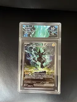 Zekrom EX 166/086 ALT SAR Carte Pokemon EV10.5 Foudre Noire FR CA 10 NO PSA - Image 3