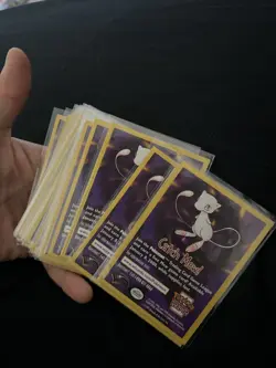 1999 Pokemon Catch Mew Movie Promo SQUARE CUT With Alignment Dot - Image 2