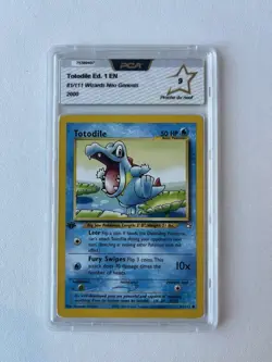 Carte Pokemon Totodile 81/111 EDITION 1 Neo Genesis PCA 9 - Image 1