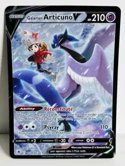 Galarian Articuno V TG16/TG30 - Astral Radiance Pokemon TCG Ultra Rare - - Image 1